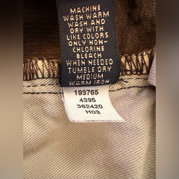 352. MENS Banana Republic Denim Vintage Brown Cotton Corduroy Straight Leg Pants - Picture 7 of 9